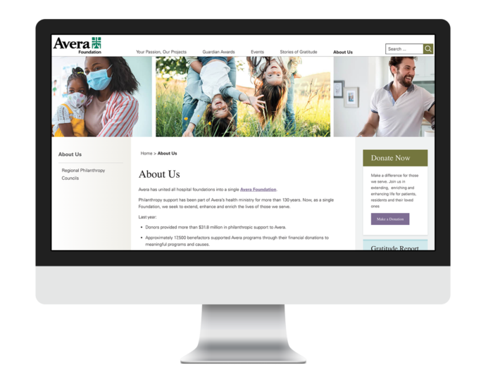 Avera Foundation Microsite