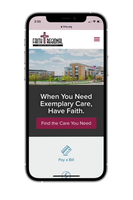 Faith Regional Health Services Mobile First