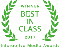 Winner Best in Class 2017 Interactive Media Awards