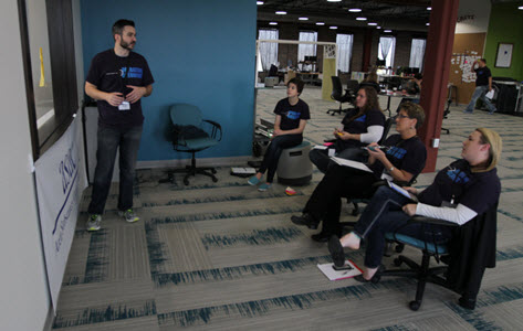 Photo of team members at Operation Overnight