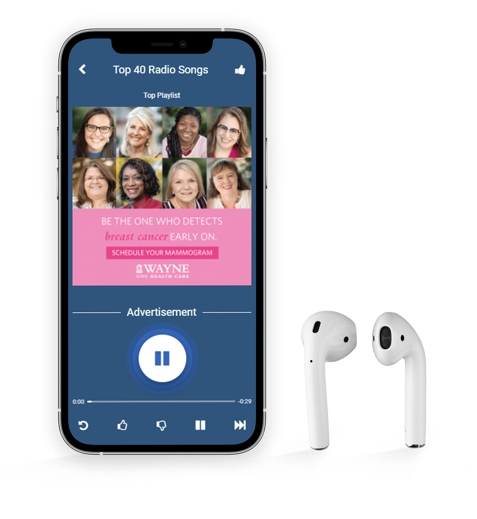 audio ad for wayne unc health