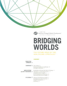 Cover of SHSMD's 2016 Bridging Worlds report