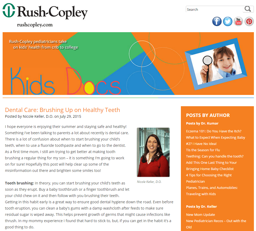 Rush-Copley Kids Blog