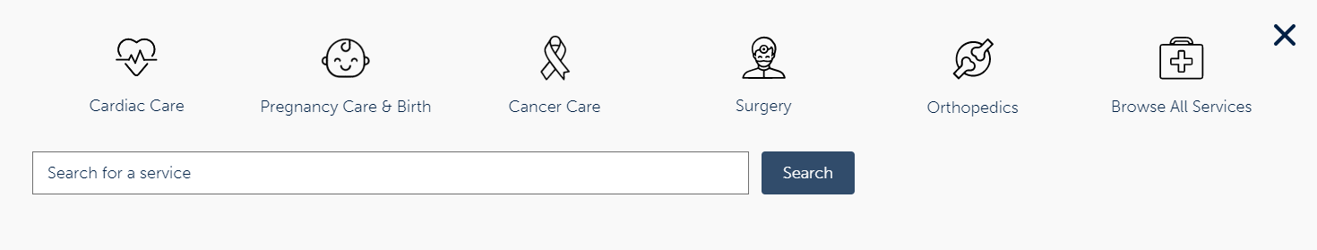 Mary Greeley Medical Center Drop Down Menu 